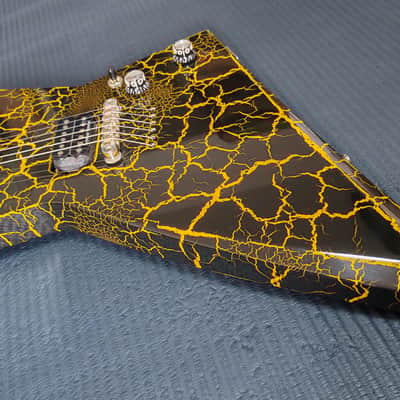 2007 ESP EX Explorer Yellow Crackle Custom Order - ESP Takada Factory / ESP Custom Shop - JAPAN MIJ image 13