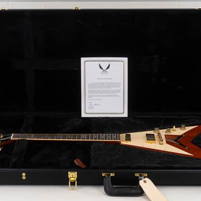 Dean USA Vengeance Pickguard Limited Edition Electric Guitar, Ebony Fingerboard, Mahogany Gloss Natural image 3