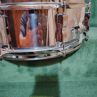 Ludwig Chrome Over Wood 5x14 Snare Drum image 7