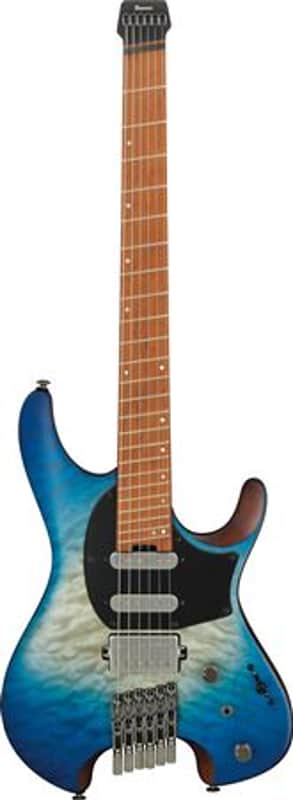 Ibanez QX54QM Quest Electric Guitar with Gig Bag Blue Sphere Burst Flat image 1