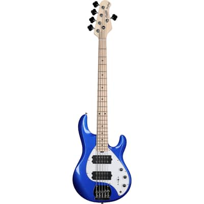 Sterling by Music Man Ray5HH Electric Bass, 5-String, Cobra Blue image 2