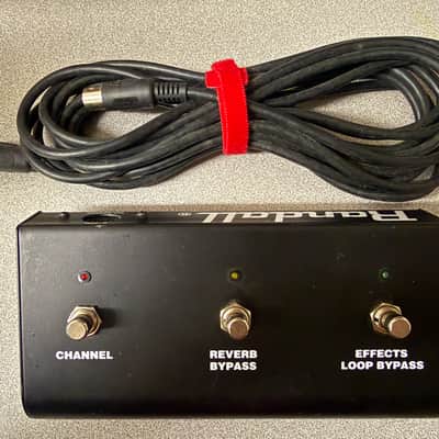 Randall RT-2-U 3-Button Amplifier Footswitch - Black image 1