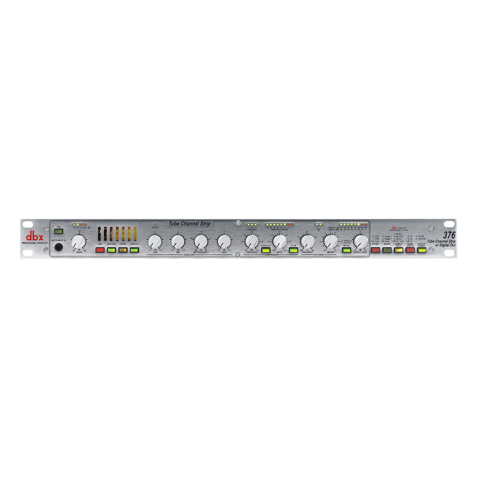dbx 376 Tube Channel Strip w/ Digital Out | Reverb