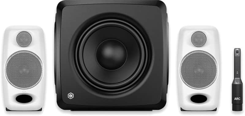 IK Multimedia 2.1 iLoud Micro Monitor Bundle - White image 1