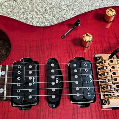 RARE! 1995 Ibanez RG570CT TBY - Transparent Burgundy, Wizard Neck / Made in Japan /, including hard case!FREE Shipping in EU! VIDEO! image 14