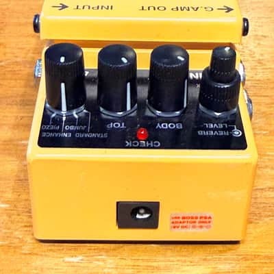 Boss AC-3 Acoustic Simulator (Dark Gray Label) 2006 - Present - Yellow image 5