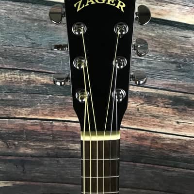 Used Zager 2012 EZ-Play ZAD-15 Mahogany Parlor Guitar with Gig Bag image 5