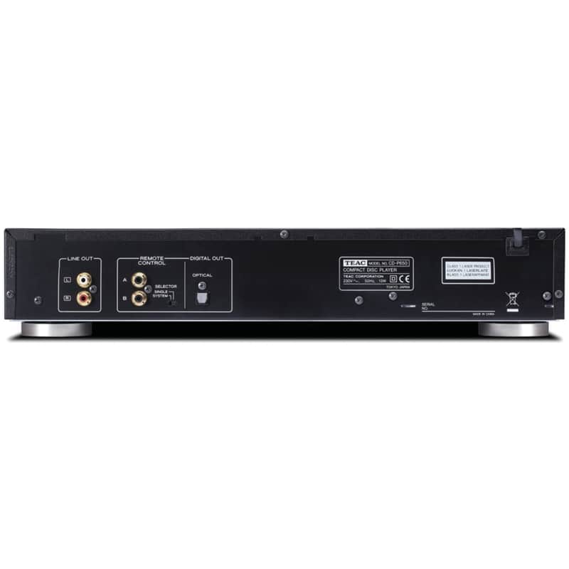 TEAC - CD-P650-B - Compact Disc Player with USB / iPod Digital