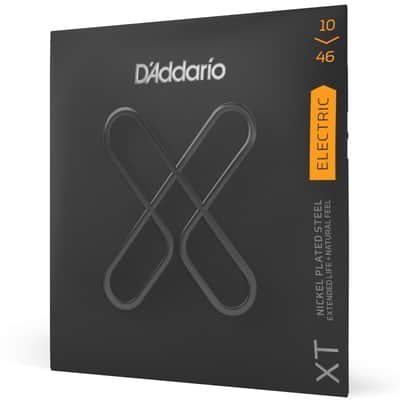 D'Addario XT Nickel Coated Electric Guitar Strings, Regular Light 10-46 image 1