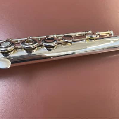 Vintage 1925 W.S Haynes Solid Silver Flute, French (open) Keys, New Pads; with Case image 8