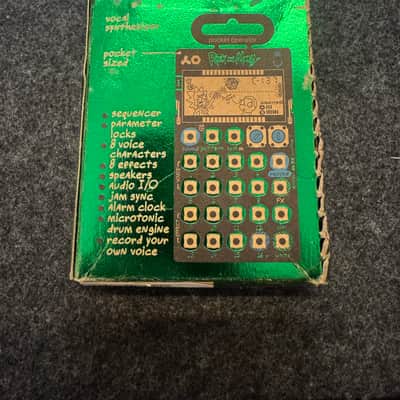 Teenage Engineering PO-137 Pocket Operator Rick & Morty Edition 2019 - Black image 1