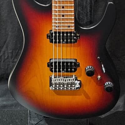 Ibanez Prestige AZ2402 Electric Guitar - Tri Burst Fade Flat 2025 image 1