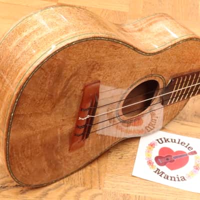 Maui Music Deluxe Mango Wood Shell Inlay TenorUkulele #5088 image 11