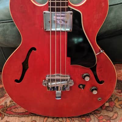1966 Gibson EB-2C Refinished with Left Hand Nut image 13