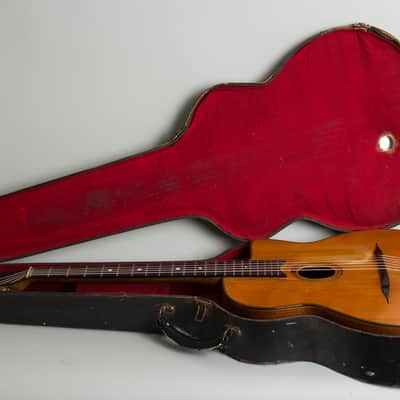 Selmer  Modele Jazz Acoustic Guitar (1942), ser. #559, original black hard shell case. image 10