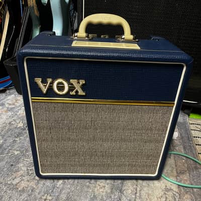Vox AC4C1-BL Limited Edition 4-Watt 1x10" Guitar Combo 2012 - Blue with Tygon Cloth image 1