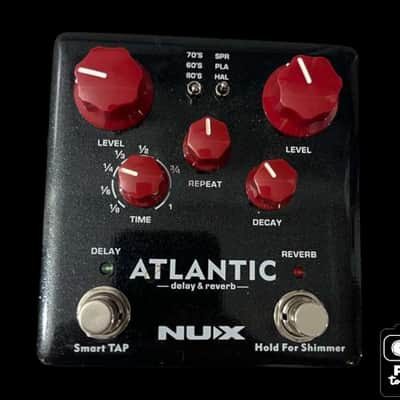 NuX NDR-5 Verdugo Series Atlantic Delay/Reverb 2018 - Black/Red - X18041 image 2