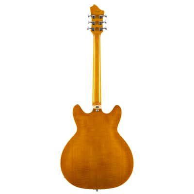 Hagstrom Super Viking Dandy Dandelion Flame - Semi Acoustic Guitar image 3