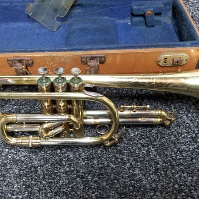 Ek blessing super artist Cornet Late 1930s Brass/nickel image 5