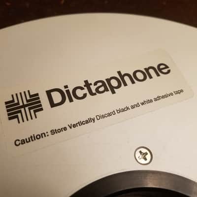 Dictaphone metal take-up reel 10.5" 1/2" tape supply R2R 1990s - aluminum image 4