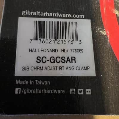 Gibraltar SC-GCSAR Chrome Series Adjustable Right Angle Clamp image 2