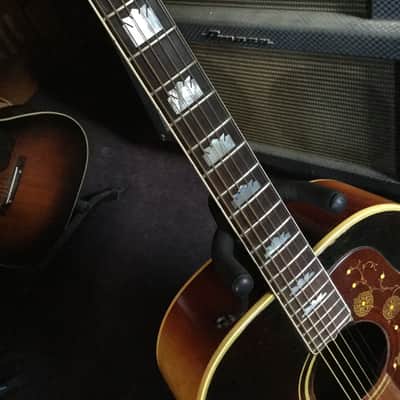 Gibson J-200 Acoustic Guitar 1964 Tobacco Burst image 5
