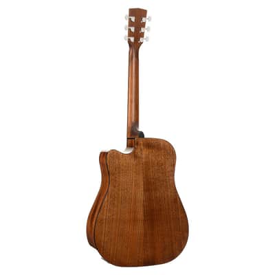 Cort Earth60CE Dreadnought Acoustic-Electric Guitar - Natural Gloss Solid Spruce image 2