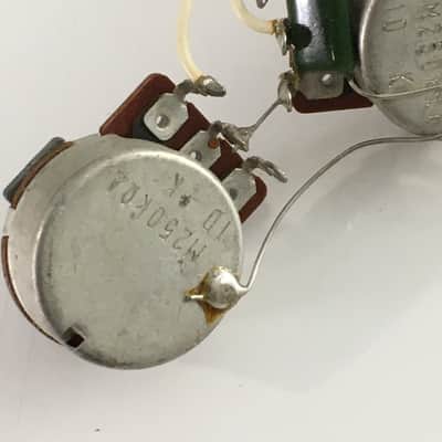 1991 Complete Vintage Fender Japan Strat Wiring Harness Pots MIJ Relic YM50 Switch 62 image 2