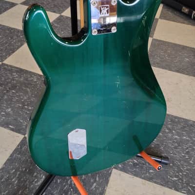 1985 1986 Music Man Sabre Unlined Fretless Trans Green image 7
