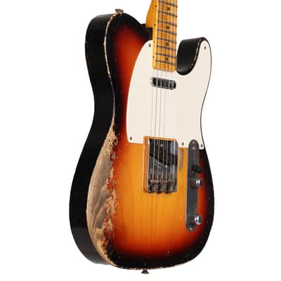Fender Custom Shop 1955 Telecaster Masterbuilt Andy Hicks Heavy Relic 2-Tone Sunburst image 5