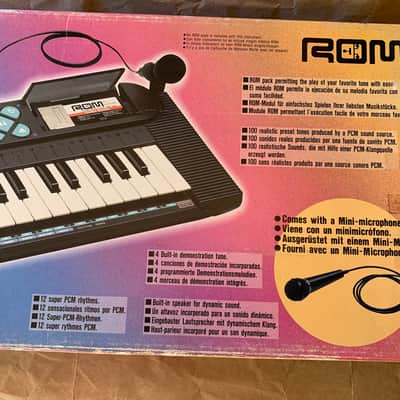 Casio  PT-380  80s 90s 32-key Synth with Microphone in original Box Excellent Condition image 21