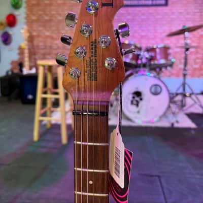 Ernie Ball Music Man Steve Lukather Signature Luke III Maple Top HSS 2016 - 2022 - Cherry Burst Flame image 6