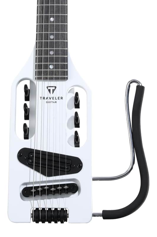 Traveler Guitar Ultra-Light Electric Travel-size Guitar - Satin White image 1
