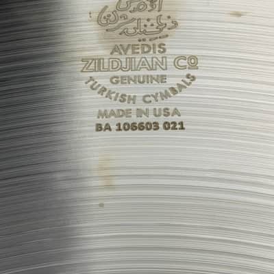 Zildjian 21" A. Sound Lab Prototype Flat Ride Cymbal - 2048g image 10