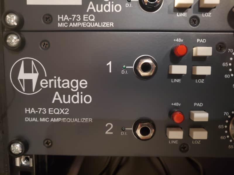 Heritage Audio HA-73 EQX2 Elite Series Dual-Channel Mic Preamp / EQ 2017 - 2019 - Blue image 1