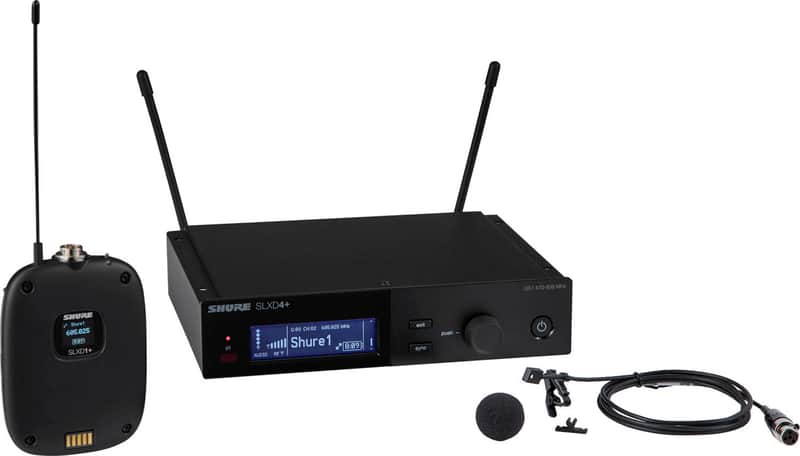 Shure SLXD14+/93 Lavalier Wireless Microphone System image 1