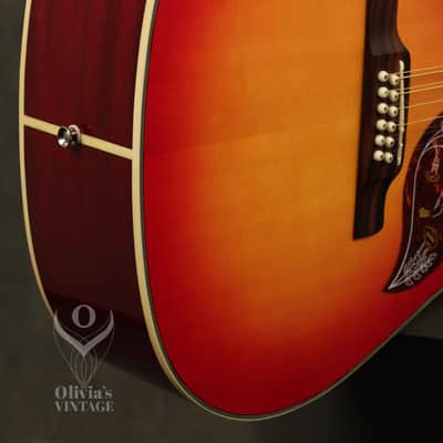 2006 Epiphone Hummingbird-12 string flattop acoustic Cherry Sunburst NEAR MINT!!! image 15