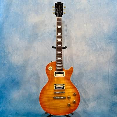 Edwards by ESP E-LP 2000s Flame Top Cherry Sunburst Made in Japan Les Paul image 1