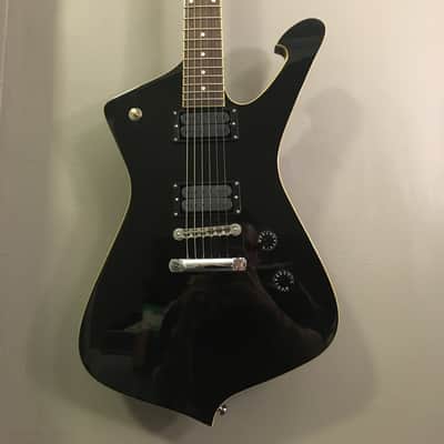 Ibanez Iceman IC300 black w/ Dimarzio evolution pickups image 1