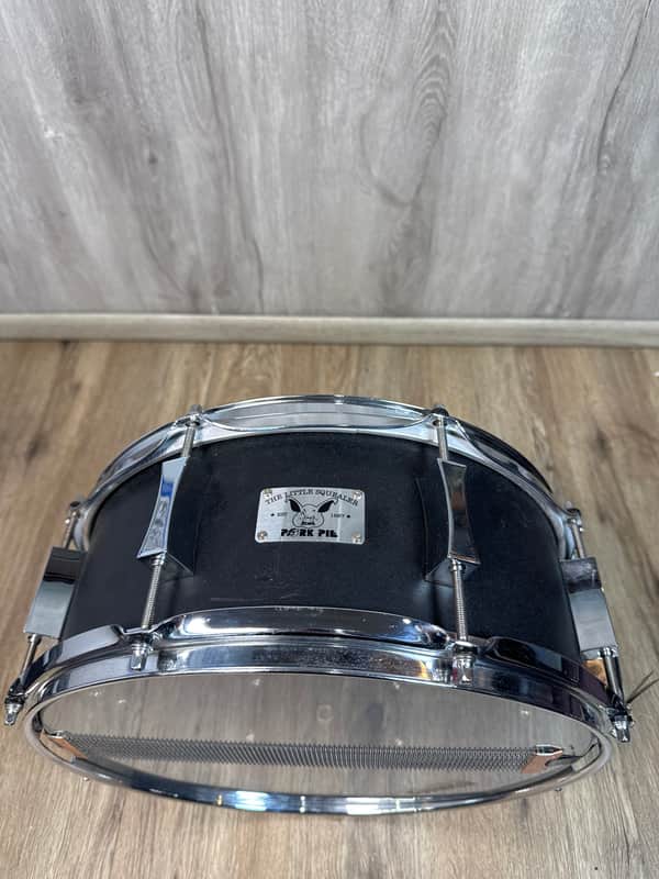 Pork Pie PP6X14LS-BF Little Squealer 6x14" Steel Snare Drum 2014 - 2016 - Flat Black