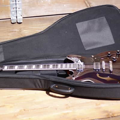 Hagstrom Super Viking - Transparent Brown York Signature image 2