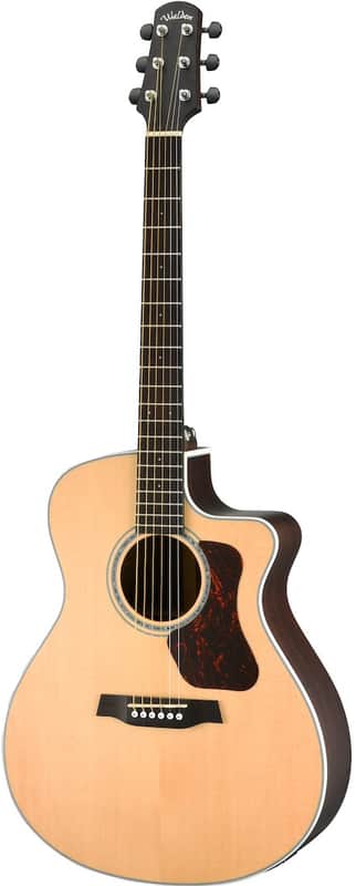 Walden G803CE Natura All-Solid Sitka/Ovangkol Grand Auditorium Acoustic Cutaway-Electric Satin Natural w/Gigbag image 1