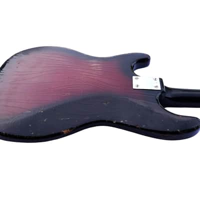 1965 Hofner 182 shortscale bass in Tocotronic Redburst (Vintage, Restored) image 16
