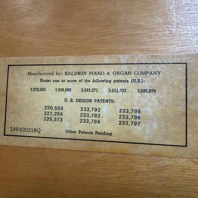 Baldwin Hamilton studio upright piano + bench image 8