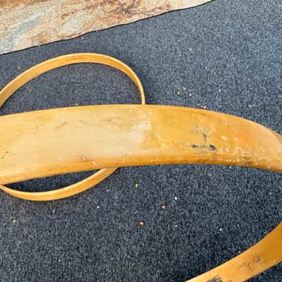 Keller 22" Natural Finish Bass Drum Hoop - PAIR image 5