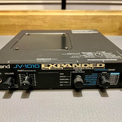 Roland JV-1010 64-Voice Synthesizer Module 1999 - 2003 - Black image 5