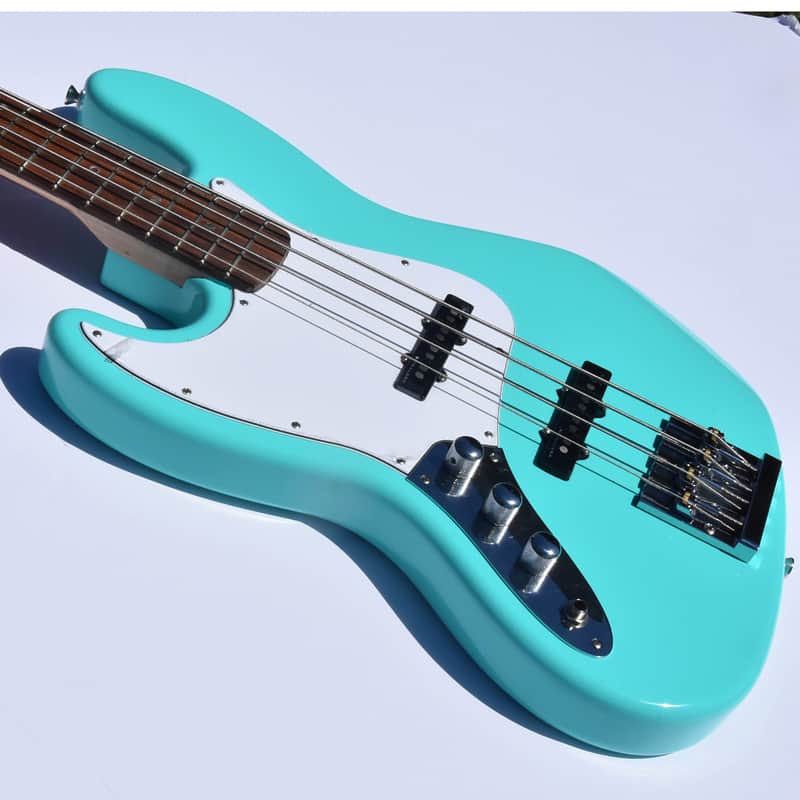 Ankh Instruments 35" scale,Left Hand, Jazz Bass, Bahama Green 2020 Bahama Green image 1