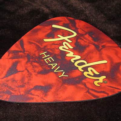 new in packaging Fender Marbled Red "Fender Heavy Pick" Mouse Pad, Part # 910-0570-107 (9100570107) image 6