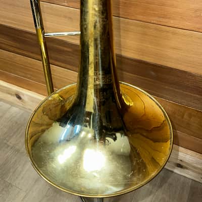F.E. Olds & Sons S23 Double Bass Trombone 1957-1967 - Yellow Brass image 4