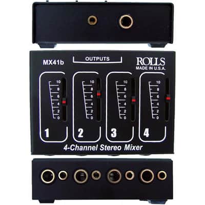 Rolls MX41B 4-Channel Passive Stereo Mixer